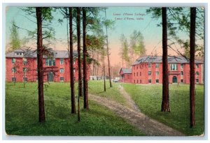 Coeur d'Alene Idaho Postcard Coeur D' Alene College Building Exterior View 1912