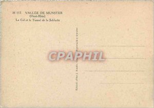 Postcard Modern Vallee de Munster Haut Rhin Col and the Tunnel de la Schlucht