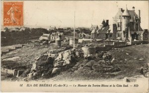 CPA ILE-de-BREHAT Le Manoir du Terte Blanc et la Cote Sud (1147335)