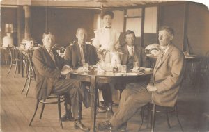 J36/ Eldorado Springs Colorado RPPC Postcard c1910 Hawthorne Interior 77