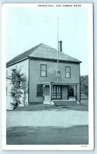 EAST SUMNER, Maine ME ~ GRANGE HALL Fraternal - Oxford County 1945 Postcard