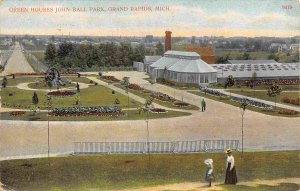 Green Houses John Ball Park Grand Rapids Michigan 1911 postcard