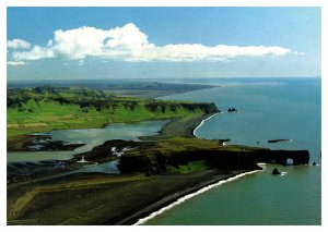 Postcard Iceland Dyrh�laey and K�tlutangi aerial