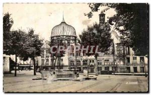 Old Postcard Saint Quentin (Aisne) Gaspard de Coligny Plaza