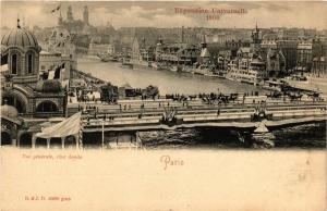 CPA AK PARIS EXPO 1900 vue générale rive droite (700040)