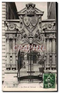 Old Postcard Compiegne The Gates of Arsenal