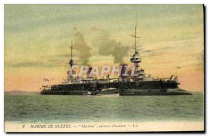 Postcard Old Boat Massena Breastplate of squadron
