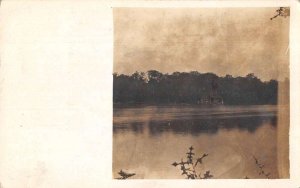 Columbus Ohio Lake Scenic View Real Photo Vintage Postcard AA54072