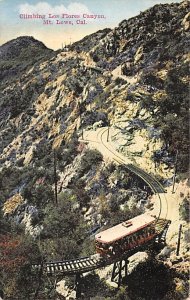 Climbing Los Flores Canyon Mount Lowe California  