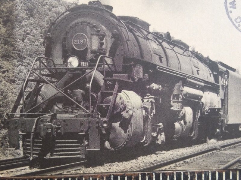 Postcard - Steam Locomotive #2197