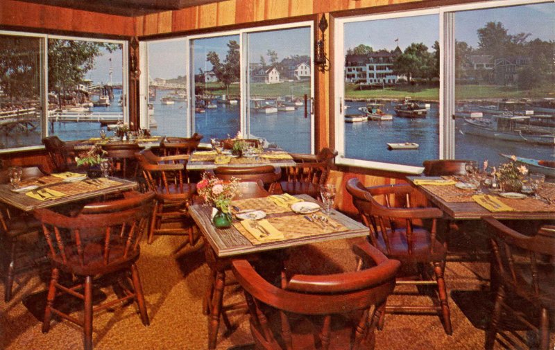 ME - Ogunquit. The Whistling Oyster Dining Room at Perkins Cove