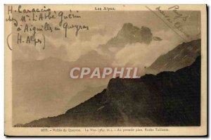 Old Postcard The Alps Vallee Du Queyras Roche beveling