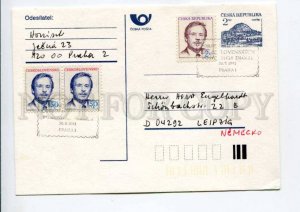422186 Czech Republic to GERMANY 1993 y  Praha Postal Stationery postal postcard