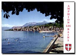 Modern Postcard Amphion les Bains on the Banks of Leman