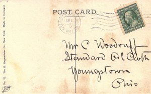 c.'11, Civil War,  Beautiful Color, Gen Sherman Monument, New York, Old Postcard