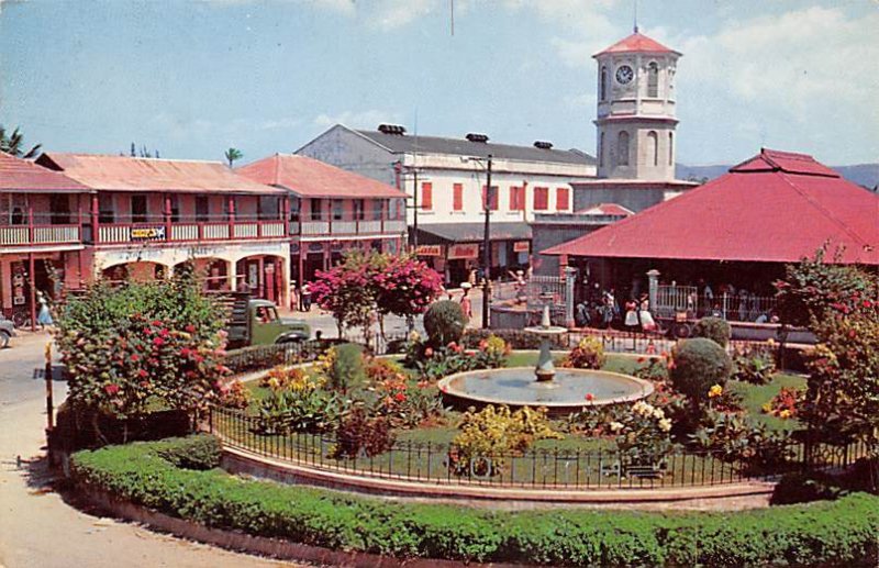 The Square Falmouth Jamaica Postal used unknown 