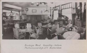 Restaurant Cafe Bodega West Mathenesserdijk Rotterdam Holland RPC Photo Postcard