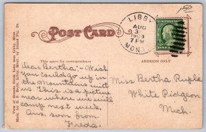 K44/ Libby Montana Postcard c1910 Granite Creek Lake  D.P. Boyle 340