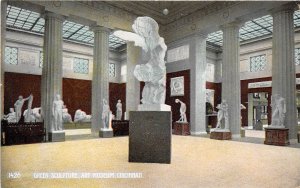 Cincinnati Ohio c1910 Postcard Greek Sculpture Art Museum