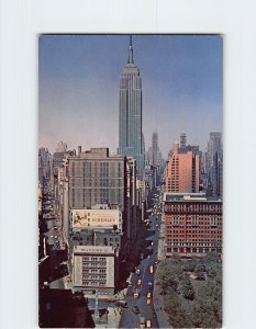 Postcard View of the Midtown Skyline of Manhattan, New York, USA