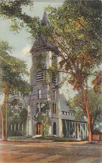 Massachusetts Great Barrington Congregational Church 1910
