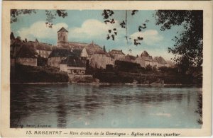 CPA ARGENTAT Rive droite (144615)