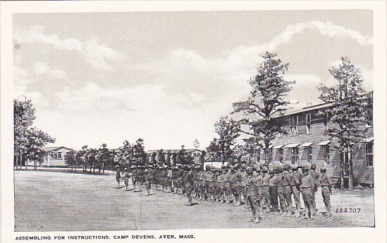 Assembling For Instructions Camp Devens Ayer Massachusetts