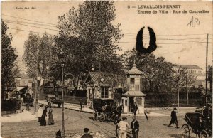 CPA LEVALLOIS-PERRET - Entrée de Ville - Rue de Courcelles (581764)