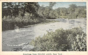 H99/ Round Lake New York Postcard c1910 Greetings from Round Lake  147