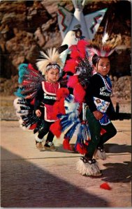 North Carolina Cherokee Indian Reservation Little Indian Dancers