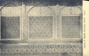 Screen of Marble Etmadud Dowla Agra, India Unused 