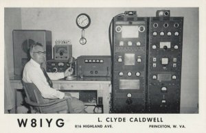 PRINCETON, West Virginia, 1940s; QSL Radio