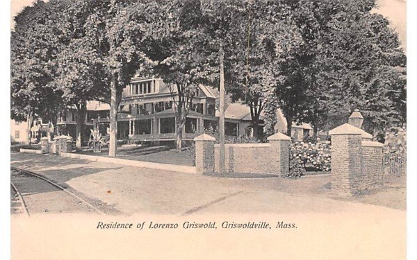 Residence of Lorenzo Griswold in Griswoldville, Massachusetts