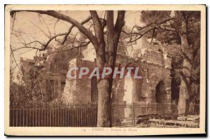 Postcard Old Nimes Temple of Diana