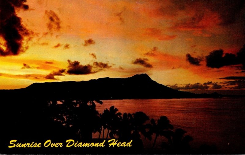 Hawaii Waikiki Sunrise Over Diamond Head