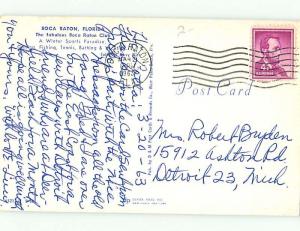 Pre-1980 PANORAMIC VIEW Boca Raton Florida FL i0991