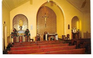 Interior of St. Anne's Shrine in Sturbridge, Massachusetts