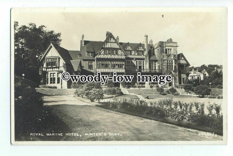 tq1232 - The Royal Marine Hotel, at Hunters's Quay, in Kirn, Dunoon - postcard