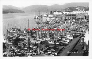 Canada, British Columbia, Prince Rupert, RPPC, Fishing Boats, Wrathall Photo