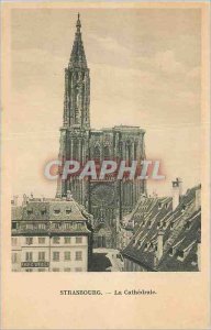 Postcard Old Strasbourg Cathedrale