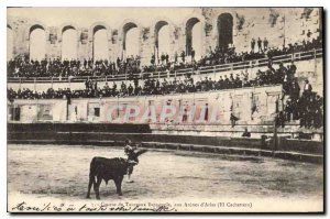 Old Postcard Bullfight Spanish to Arenes Arles El Cachettero