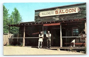 FAIRBANKS, AK Alaska ~ The MALEMUTE SALOON Cripple Creek Resort c1960s Postcard