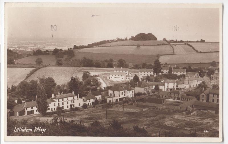 Gloucestershire Littledean Village RP PPC 1953 PMK to Mr & Mrs Graham Poole