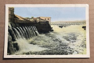 VINTAGE POSTCARD UNUSED CHAUDIERE FALLS, OTTAWA, CANADA