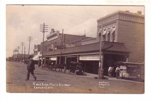 Real Photo, East Side Main Street, Cars, People, Lamar, Colorado, Dyo Photo, ...