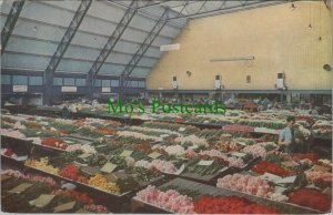 Netherlands Postcard - Big Hall in Cut Flower Section, Aalsmeer RS22840