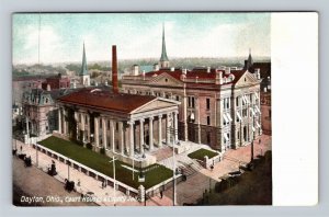 Dayton OH-Ohio, Courthouse & County Jail, Vintage Postcard 