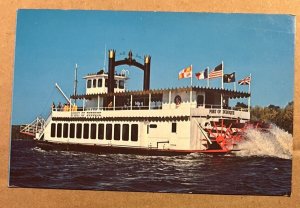 UNUSED POSTCARD - SPIRIT OF DUBUQUE, MISSISSIPPI RIVER, DUBUQUE, IOWA