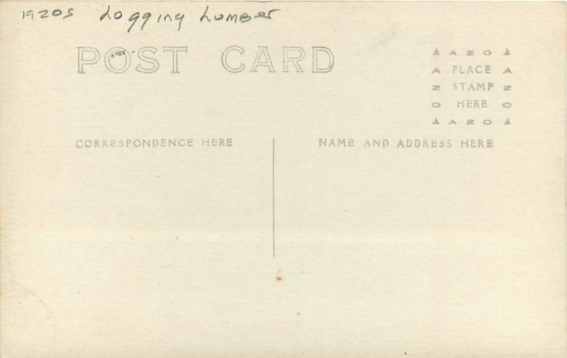 Postcard RPPC Photo Pennsylvania Lancaster Pumping Station Saw Mill 23-570