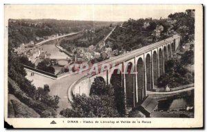 Postcard Old Dinan Viaduct Lanvallay and Vallee de la Rance